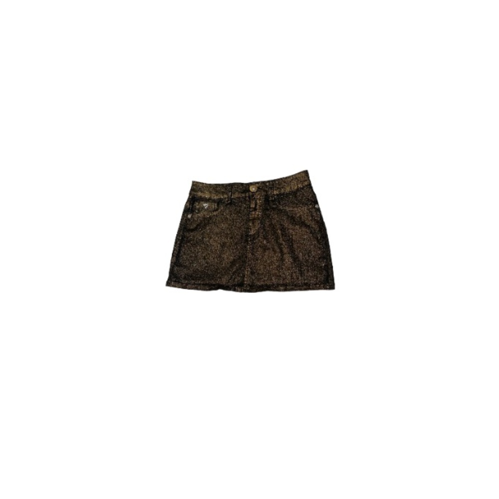 🆕 Guess Black and Gold Mini Skirt - Girl’s Size 10